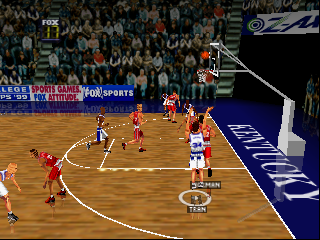 Fox Sports College Hoops '99 (USA) In game screenshot